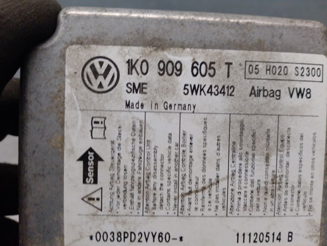 1K0909605T VAG Módulo de control de airbag  disponible Alicante