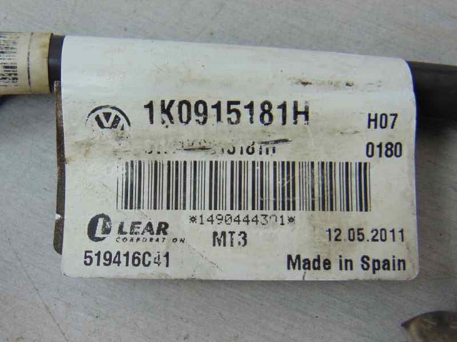 1K0915181H Cable de masa de batería  en stock Granada