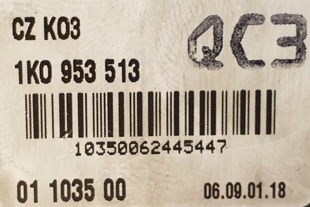1K0953513 Conmutador izquierdo de la columna de dirección comprar Girona