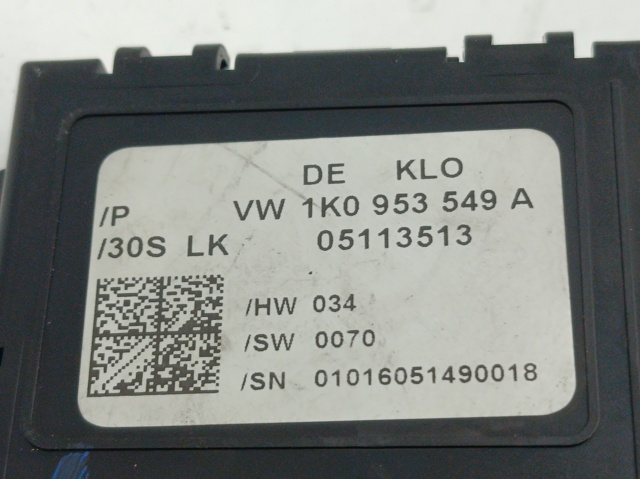 1K0953549A VAG Módulo de control de interruptores de la columna de dirección  disponible Alicante