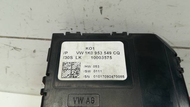VAG 1K0953549CQ Módulo de control de interruptores de la columna de dirección  en stock Salamanca