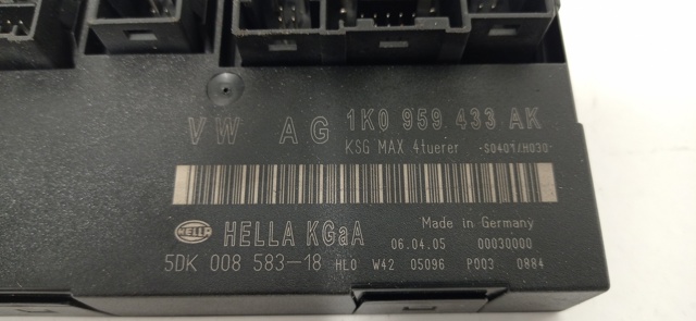1K0959433AK VAG Módulo de confort comprar Bilbao