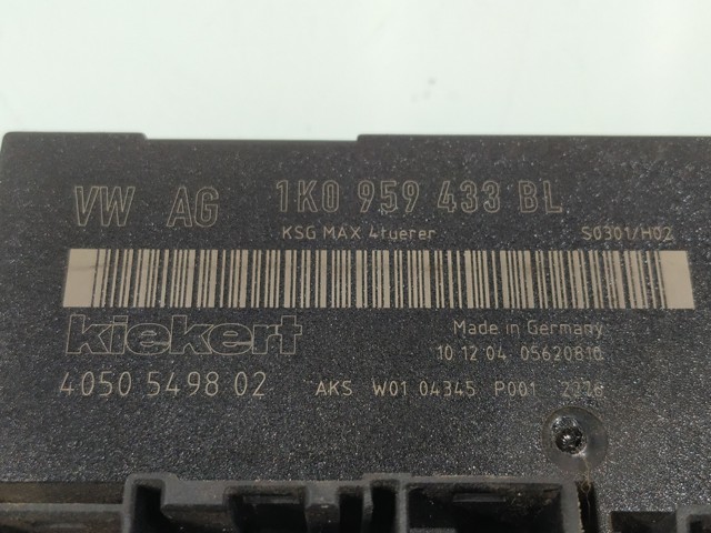 1K0959433BL Módulo de confort  en stock Castellón