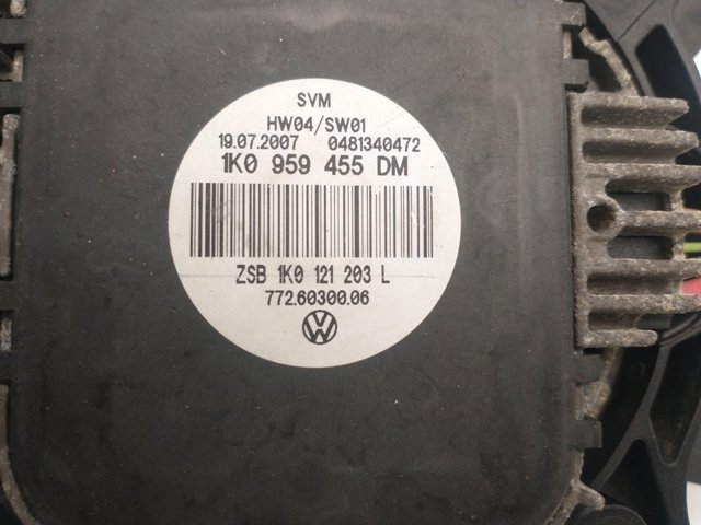 VAG 1K0959455DM Ventilador eléctrico de refrigeración completo izquierdo (motor y hélice)  en stock Valencia