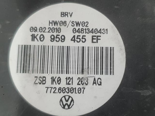 1K0959455EF Ventilador eléctrico de refrigeración completo izquierdo (motor y hélice)  disponible Málaga