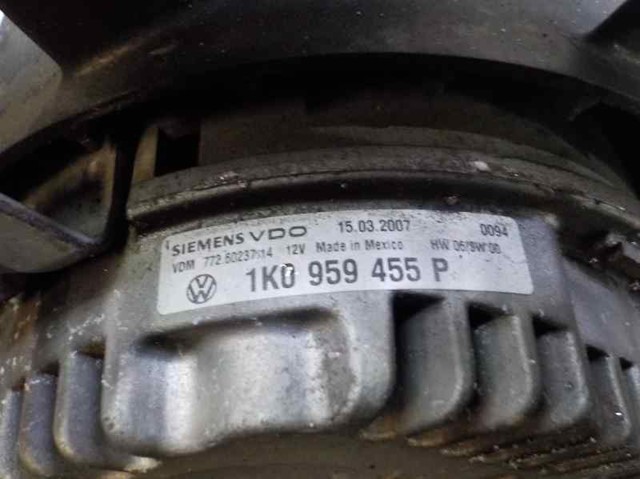1K0959455P Ventilador eléctrico de refrigeración completo izquierdo (motor y hélice)  comprar en Reus
