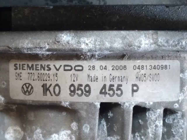 1K0959455P Ventilador eléctrico de refrigeración completo izquierdo (motor y hélice)  disponible Málaga