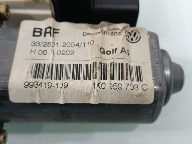 1K0959703C Motor del elevalunas de la puerta trasera izquierda  disponible Utrera