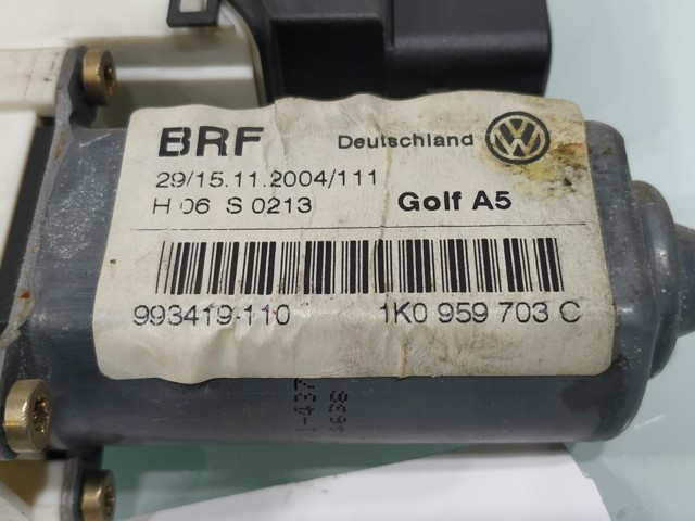 VAG 1K0959703C Motor del elevalunas de la puerta trasera izquierda comprar Pamplona