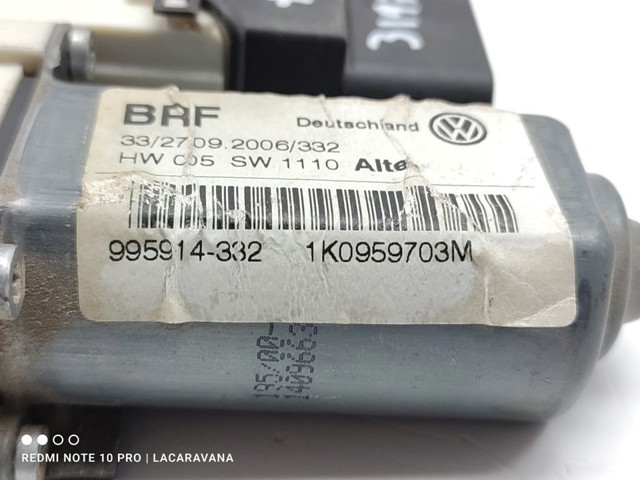 VAG 1K0959703M Motor del elevalunas de la puerta trasera izquierda  en stock Valencia