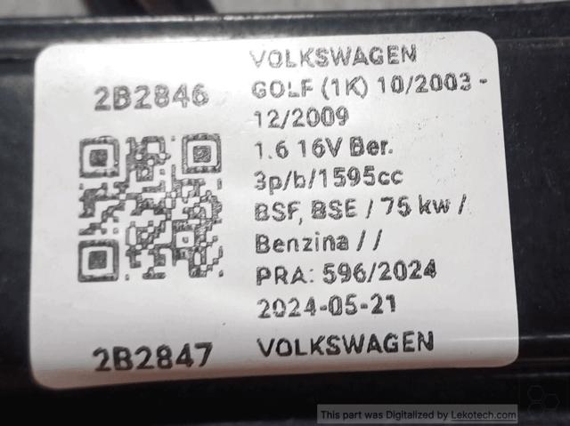 VAG 1K3837461B Mecanismo de elevalunas de la puerta delantera izquierda  comprar en Albacete