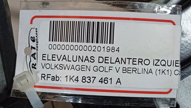 VAG 1K4837461A Mecanismo de elevalunas delantero izquierdo comprar Pamplona
