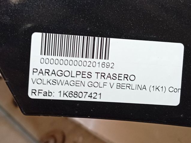 VAG 1K6807421 Parachoques trasero  disponible España