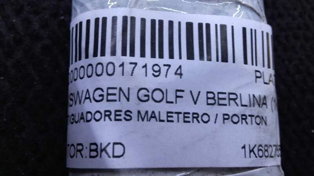 Amortiguadores maletero / porton para volkswagen golf v 2.0 tdi bkd 1K6827550F