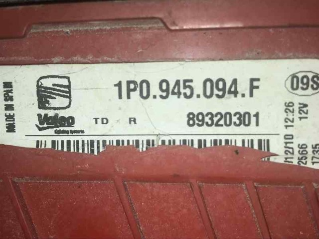 1P0945094F VAG Piloto trasero interior derecho comprar Madrid