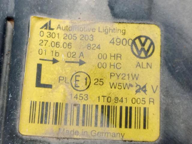 Faro izquierdo Volkswagen Caddy 3 2KB, 2KJ, 2CB, 2CJ