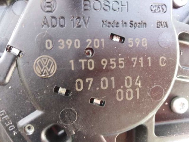 VAG 1T0955711C Motor limpiaparabrisas, trasera comprar Pamplona