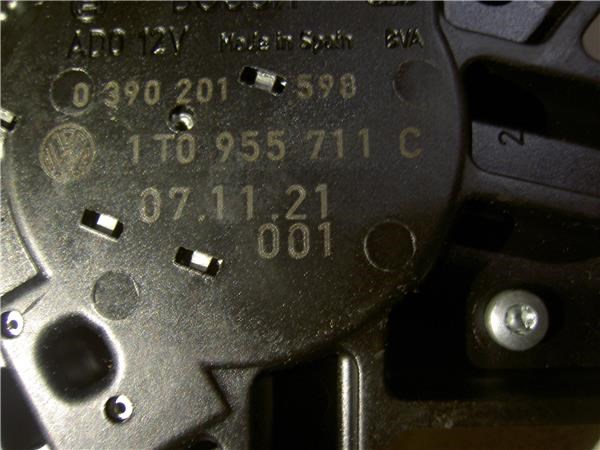 1T0955711C VAG Motor del limpiaparabrisas trasero  comprar en Lleida