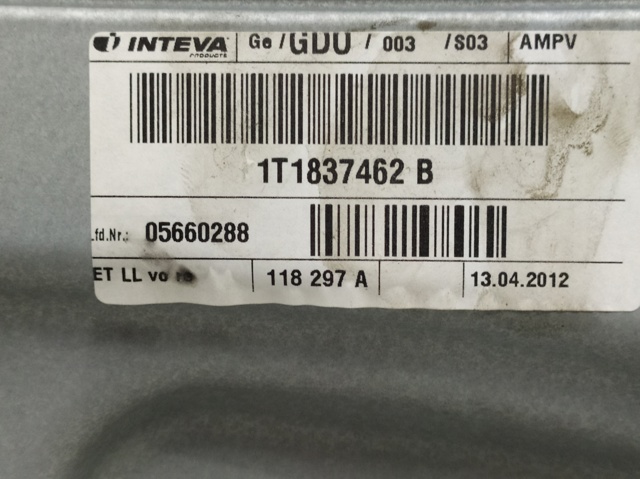 VAG 1T1837462B Mecanismo de elevalunas de la puerta delantera derecha  comprar en Albacete