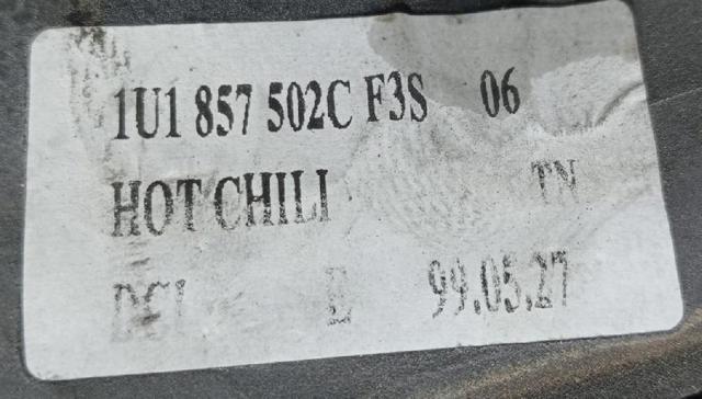 Retrovisor exterior derecho 1U1857502C VAG