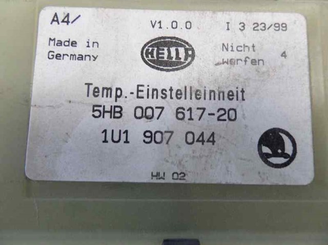 Mando climatizador para skoda octavia i 1.9 tdi ahf 1U1907044