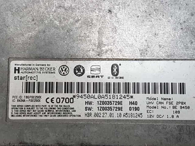 VAG 1Z0035729E Unidad de control Bluetooth comprar Tarragona