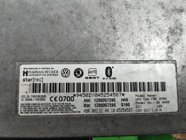 VAG 1Z0035729E Unidad de control Bluetooth  en stock Valencia