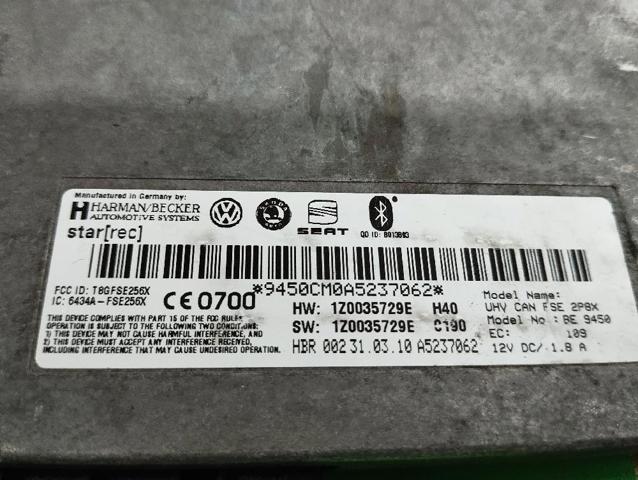 1Z0035729E Unidad de control Bluetooth  disponible Utrera