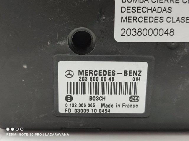 2038000048 MERCEDES Bomba del sistema de soporte dinámico de asiento comprar Bilbao