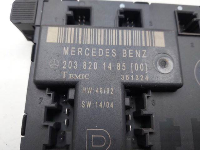 MERCEDES 2038201485 Unidad de confort de la puerta delantera comprar Pamplona