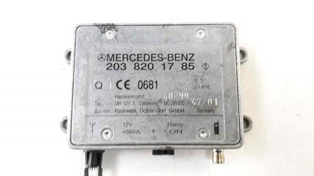 Sistema audio / radio cd para mercedes-benz clase m ml 400 cdi (163.128) 628963 2038201785