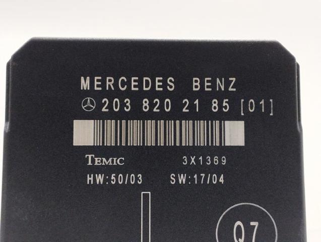 2038202185 MERCEDES Módulo de confort de la puerta trasera  en stock Córdoba
