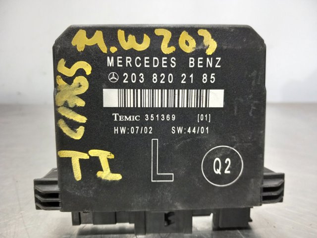Centralita cierre para mercedes-benz clase c c 180 kompressor (203.046) g-271946 2038202185