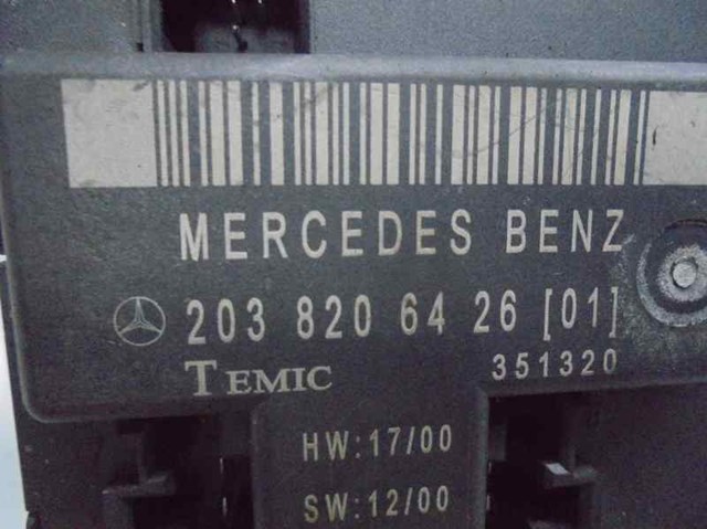 Modulo puertas para mercedes-benz clase c coupé c 220 cdi (203.706) 611962 2038206426