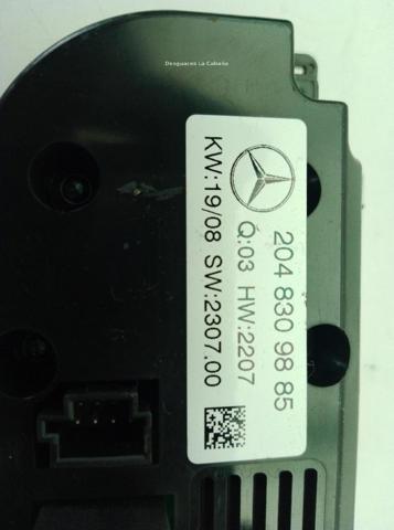 2048309885 MERCEDES Módulo de modos de calefacción/aire acondicionado  comprar en Lleida