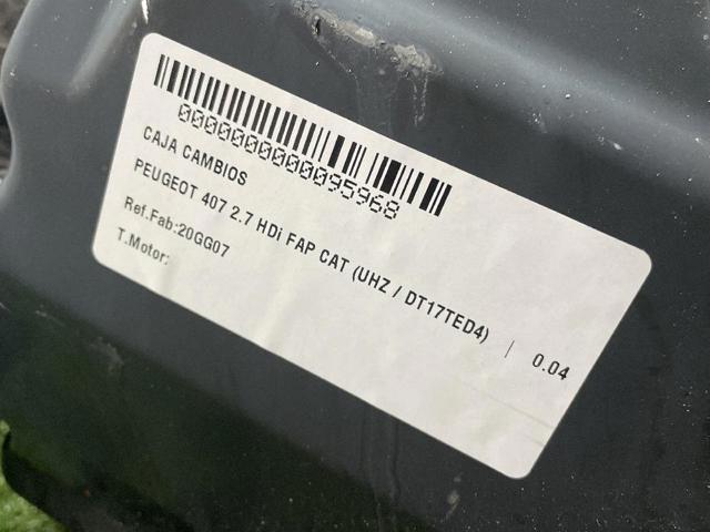 Transmisión automática completa Citroen C5 3 RW