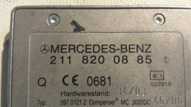 Modulo electronico para mercedes-benz clase e (w211) (2002-2009) e 270 cdi (211.016) om647961 2118200885