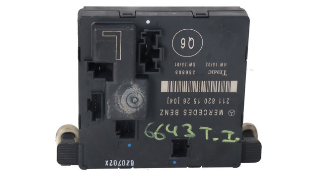 2118201526 MERCEDES Módulo de confort de la puerta trasera  en stock Gandía
