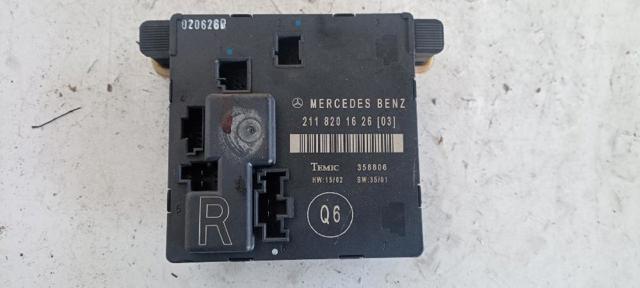MERCEDES 2118201626 Módulo de confort de la puerta trasera  en stock Terrassa