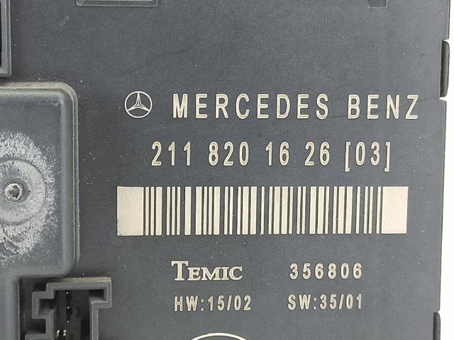 2118201626 MERCEDES Módulo de confort de la puerta trasera  en stock Gandía