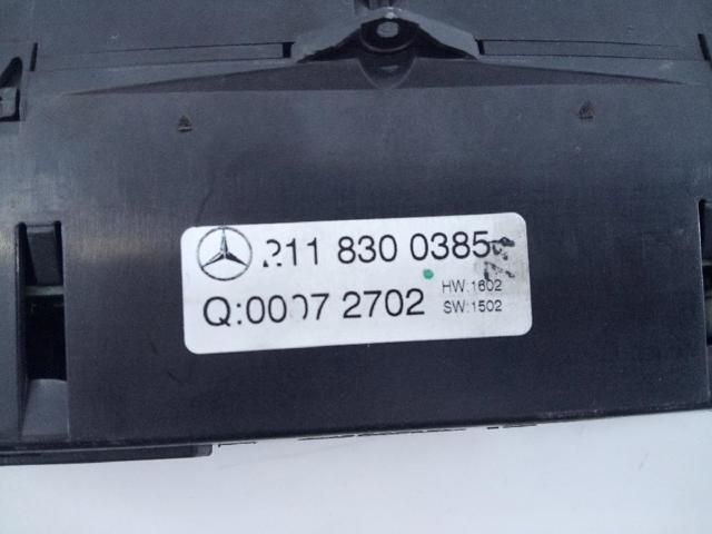 2118300385 MERCEDES Unidad de control aire acondicionado  en stock Córdoba