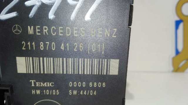 MERCEDES 2118704126 Módulo de confort de la puerta trasera comprar Pamplona