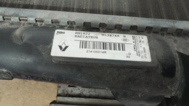 214100014R RENAULT Radiador de refrigeración del motor  comprar en Lleida