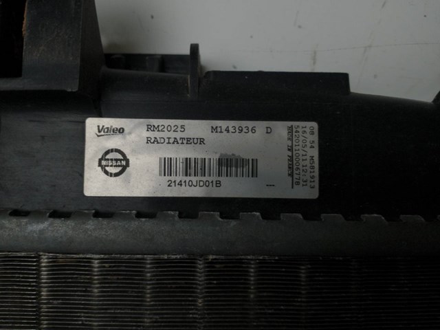 NISSAN 21410JD01B Radiador comprar Barcelona