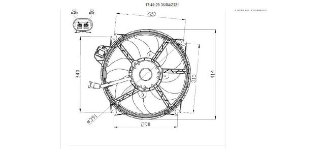 214812415R RENAULT Ventilador del motor  en stock Huelva