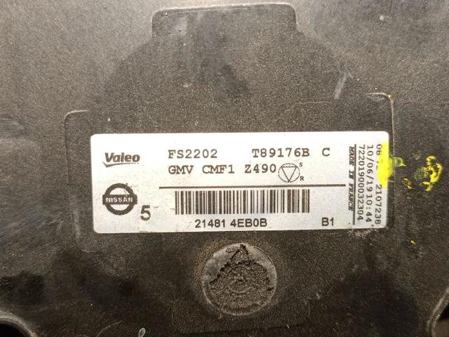 214814EB0B Difusor del radiador de refrigeración con motor y hélice  comprar en Reus