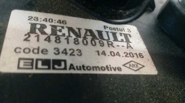 214818009R RENAULT Difusor del radiador de refrigeración con motor y hélice  comprar en Oviedo