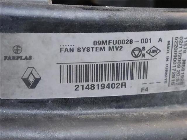 214819402R RENAULT Ventilador eléctrico de refrigeración completo (motor y hélice)  comprar en Oviedo