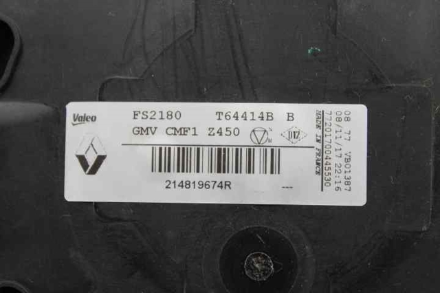 214819674R RENAULT Difusor del radiador de refrigeración con motor y hélice  comprar en Oviedo