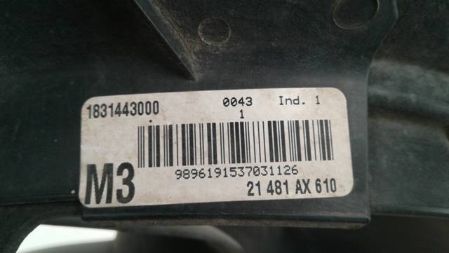 21481AX610 NISSAN Ventilador eléctrico de refrigeración completo (motor y hélice)  comprar en Jaén